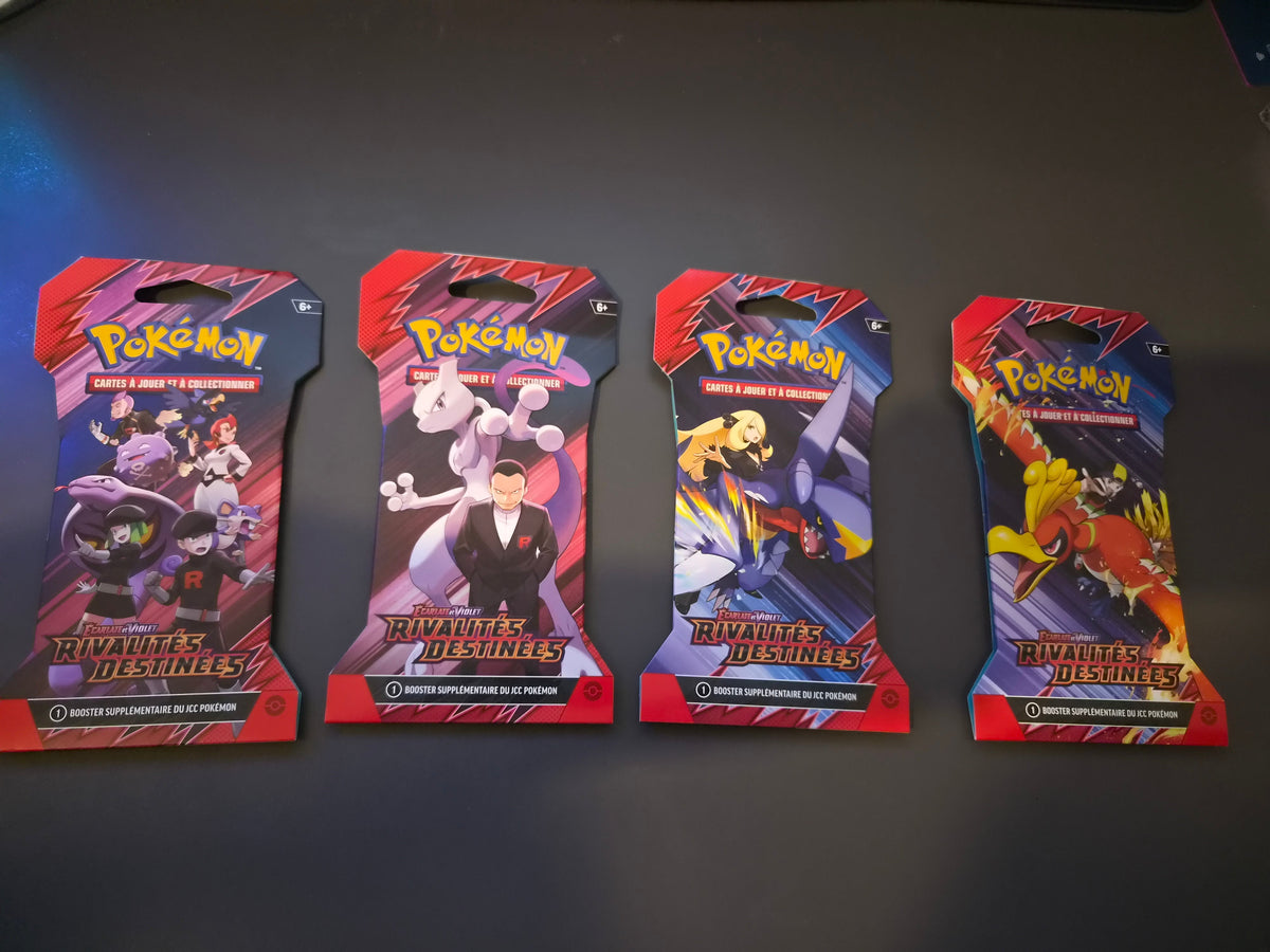 Artset Rivalités Destinées (EV10) – Lot de 4 boosters Pokémon JCC